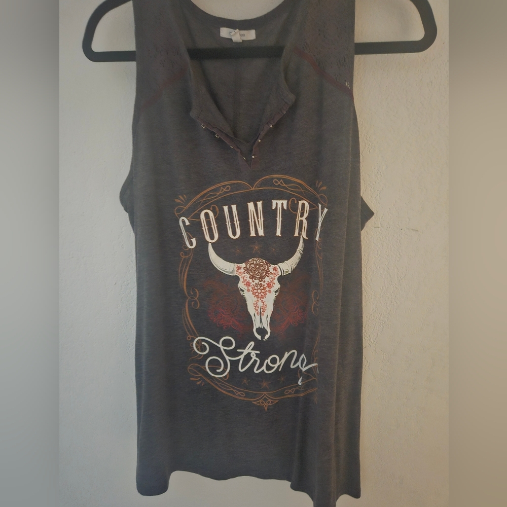 Maurices Gray Tank Top